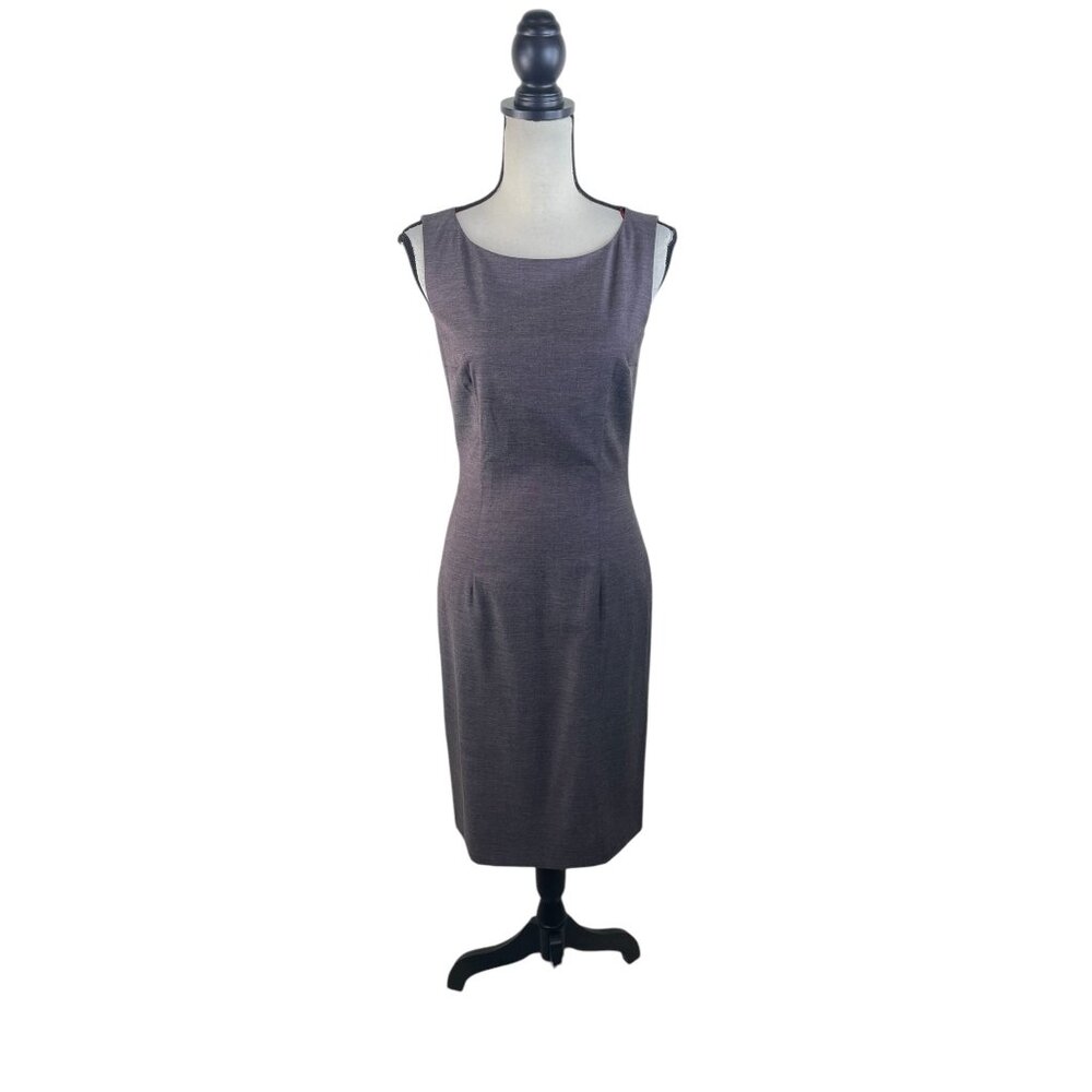 Boss Hugo Boss Sleeveless Wool Blend Sheath Dress Office Career 2